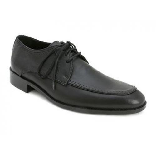 Bacco Bucci "Chesner" Black Genuine Super Soft & Supple Italian Calfskin Shoes